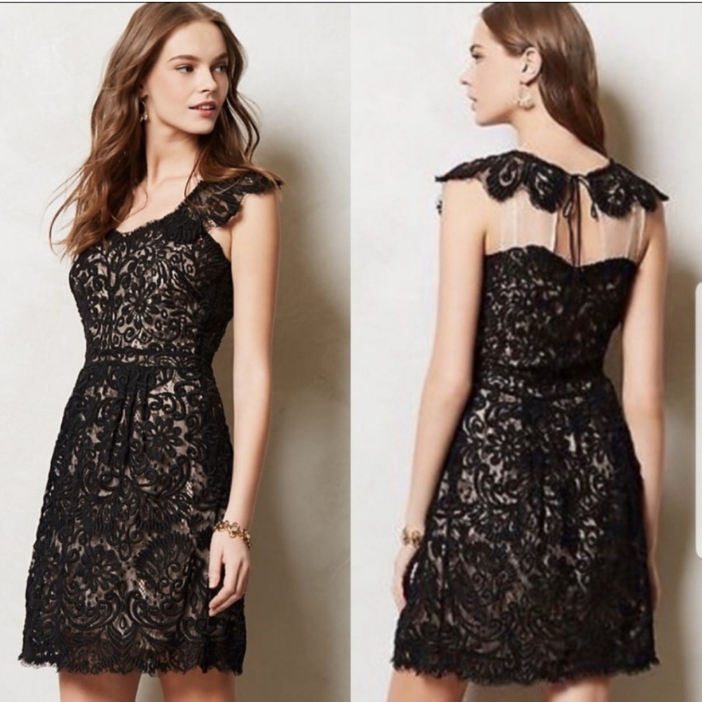 Anthropologie Yoana Baraschi Lace Dress 0P